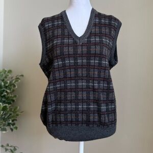 Vintage 80s Carson Pirie Scott Wool Blend Sweater Vest